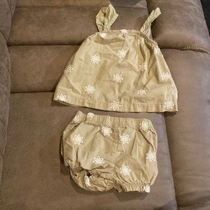 Tan 2 piece set